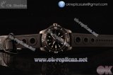 Breitling Superocean 44 Special Blacksteel Swiss ETA 2824 Automatic PVD Case with Black Dial Dots Markers and Black Rubber Strap - 1:1 Origianl (GF)
