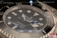 Rolex Submariner Clone Rolex 3135 Automatic 904 Steel Case with Black Dial Dots Markers and Steel Bracelet - 1:1 Origianl (N00B)