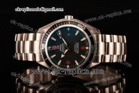 Omega Seamaster Planet Ocean 600 M Swiss ETA 2824 Automaitc Full Steel with Black Dial and Stick Markers (BP)