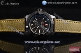 Breitling Avenger Seawolf II 75 Anniversary Army Air Swiss ETA 2836 Automatic PVD Case with Black Dial Stick Markers and Army Green Nylon Strap - 1:1 Original (H)