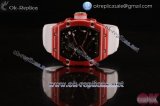 Richard Mille RM 67-02 Miyota 9015 Automatic Rubber/PVD Case Skeleton Dial White Nylon Strap