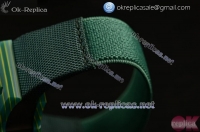 Richard Mille RM 67-02 Miyota 9015 Automatic Rubber/PVD Case Skeleton Dial Green Nylon Strap