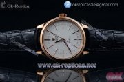 1:1 Rolex Cellini Time Rolex 3132 Automatic Rose Gold Case White Dial Stick Markers Black Leather Strap (BP)