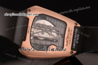 Hublot MP-05 Asia Automatic Rose Gold Case with Skeleton Dial and Black Rubber Strap