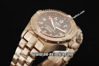 Breitling Avenger SeaWolf Swiss ETA 2836 Automatic Movement Titanium Case with Black Dial and White Numeral Markers