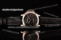 Panerai PAM00312 Luminor Marina 1950 3 Days Clone P.9000 Automatic Steel Case with Black Dial and Black Leather Strap - 1:1 Original