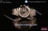 Vacheron Constantin Overseas Chrono Swiss 7750 Automatic Steel Case with Silver Dial Stick Markers and Steel Bracelet