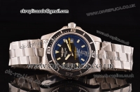 Breitling Superocean 44 Swiss ETA 2836 Automatic Steel Case with Stick Markers and Stainless Steel Strap - Yellow Stick Markers