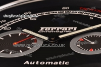 Ferrari Granturismo Swiss Quartz Steel Case with Black Dial and Numeral Markers White Pointer