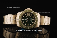 Rolex Submariner Rolex 3135 Automatic Movement Full Steel with Green Ceramic Bezel and Green Dial