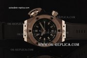 Hublot King Power Oceanographic 4000 M Diving Swiss ETA 2824 Automatic Steel Case with Black Dial and Black Rubber Strap