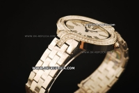 Cartier Delices De Cartier Swiss Quartz Full Steel with White Dial - Diamond Bezel