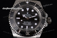 1:1 Rolex Sea-Dweller Deepsea Clone Rolex 3135 Automatic Steel Case with Black Dial White Markers and Steel Bracelet