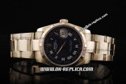 Rolex Datejust Automatic Movement Full Steel with Blue Dial and White Roman Markers