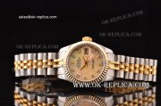Rolex Datejust 29mm Jubilee Asia 2813 Automatic Two Tone with Champagne MOP Dial and Diamond Markers - ETA Coating