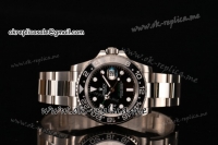 Rolex GMT-Master II Swiss ETA 2836 Automatic Steel Case with Ceramic Bezel and Black Dial White Markers - 1:1 Original (NOOB)
