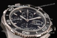 Tag Heuer Aquaracer 500M Chrono Calibre 16 (Z) Swiss Valjoux 7750-SHG Automatic Steel Case with Ceramic Bezel - 2013 New