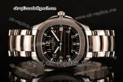 Patek Philippe Aquanaut Miyota 9015 Automaitc Full Steel with Black Dial and Stick/Numeral Markers (BP)