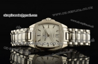 Vacheron Constantin Patrimony Swiss ETA 2836 Automatic Steel Case with White Dial and Steel Bezel Steel Strap-Square