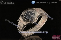 Rolex Submariner Clone Rolex 3135 Automatic 904 Steel Case with Black Dial Dots Markers and Steel Bracelet - 1:1 Origianl (N00B)