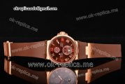 Ulysse Nardin Imperial St. Petersburg Maxi Marine Chronometer Enamel Limited Edition Asia Automatic Rose Gold Case with Brown Dial and Brown Rubber Strap