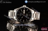 Tag Heuer Carrera Calibre 5 Swiss ETA 2824 Automatic Steel Case with Black Dial Stick Markers and Steel Bracelet