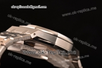 Audemars Piguet Royal Oak 41mm Clone AP Calibre 3120 Automatic Steel Case with White Dial Stick Markers and Steel Bracelet - 1:1 Original (JF)