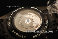 Rolex Daytona Chronograph Swiss Valjoux 7750 Automatic Movement Full PVD with White Dial and Silver Roman Markers