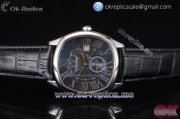 Cartier Drive de Cartier Asia ST16 Automatic Steel Case with Black Dial Roman Numeral Markers and Black Leather Strap