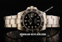 Rolex Submariner Rolex 3135 Automatic Movement Steel Case with Black Dial and Steel Strap